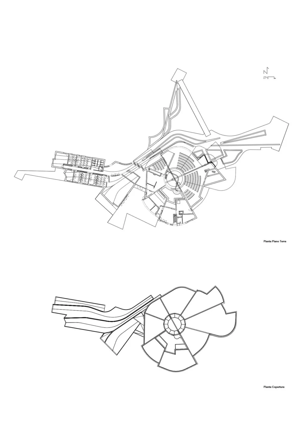 BIM建筑|悬挂式屋顶：教堂与教区综合体 / Miralles Tagliabue EMBT