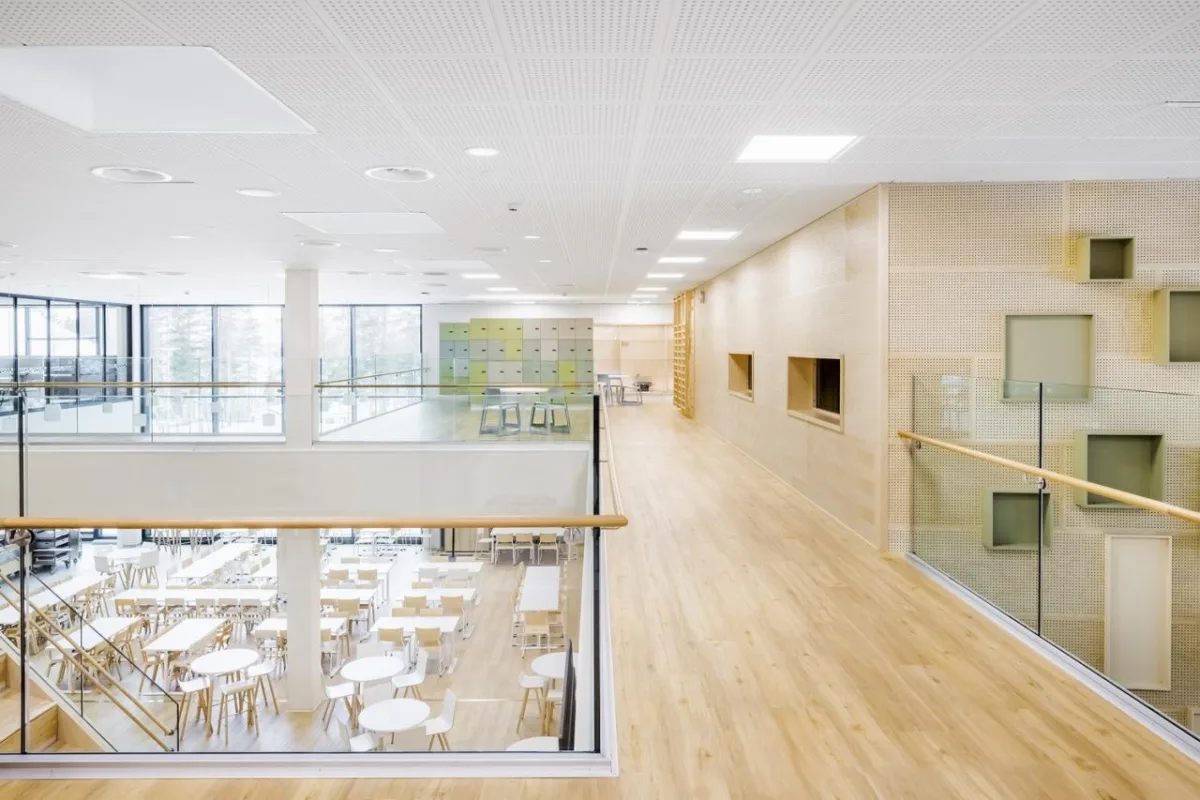 BIM建筑|汉卡萨尔米学校 / Parviainen Architects