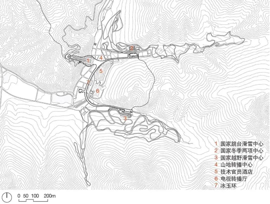 BIM建筑|国家跳台滑雪中心 / THAD 清华大学建筑设计研究院