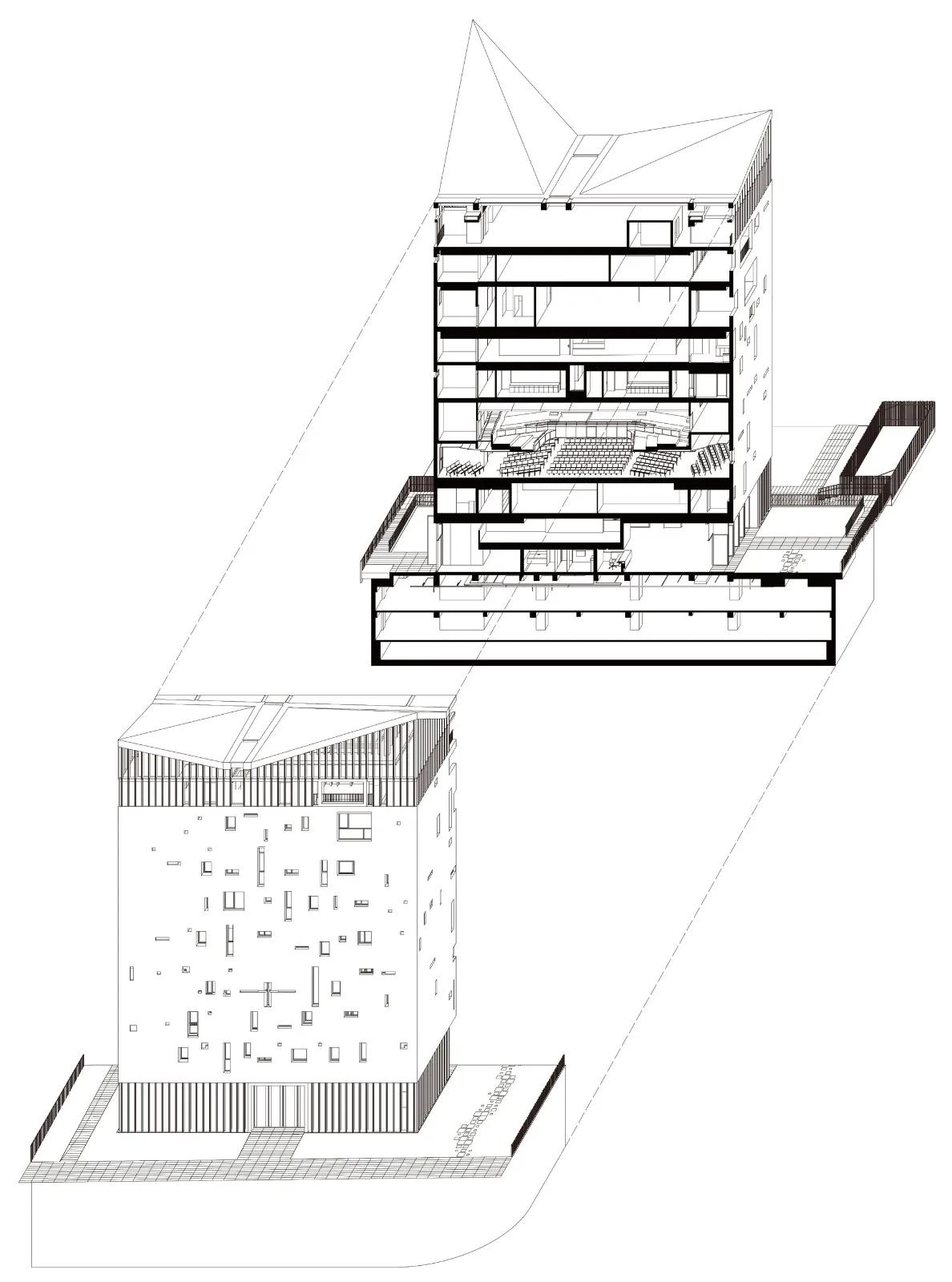 BIM建筑|垂直教堂，淡江教堂 / Behet Bondzio Lin Architekten
