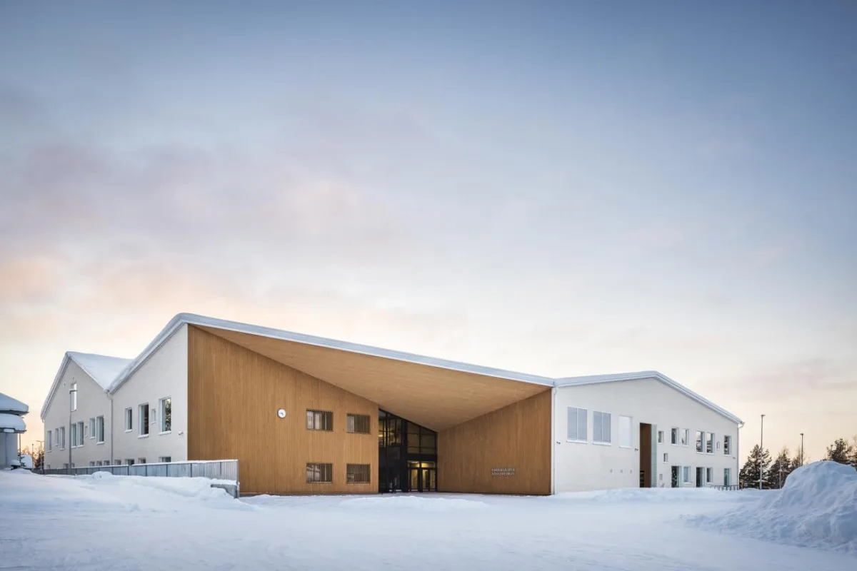 BIM建筑|汉卡萨尔米学校 / Parviainen Architects