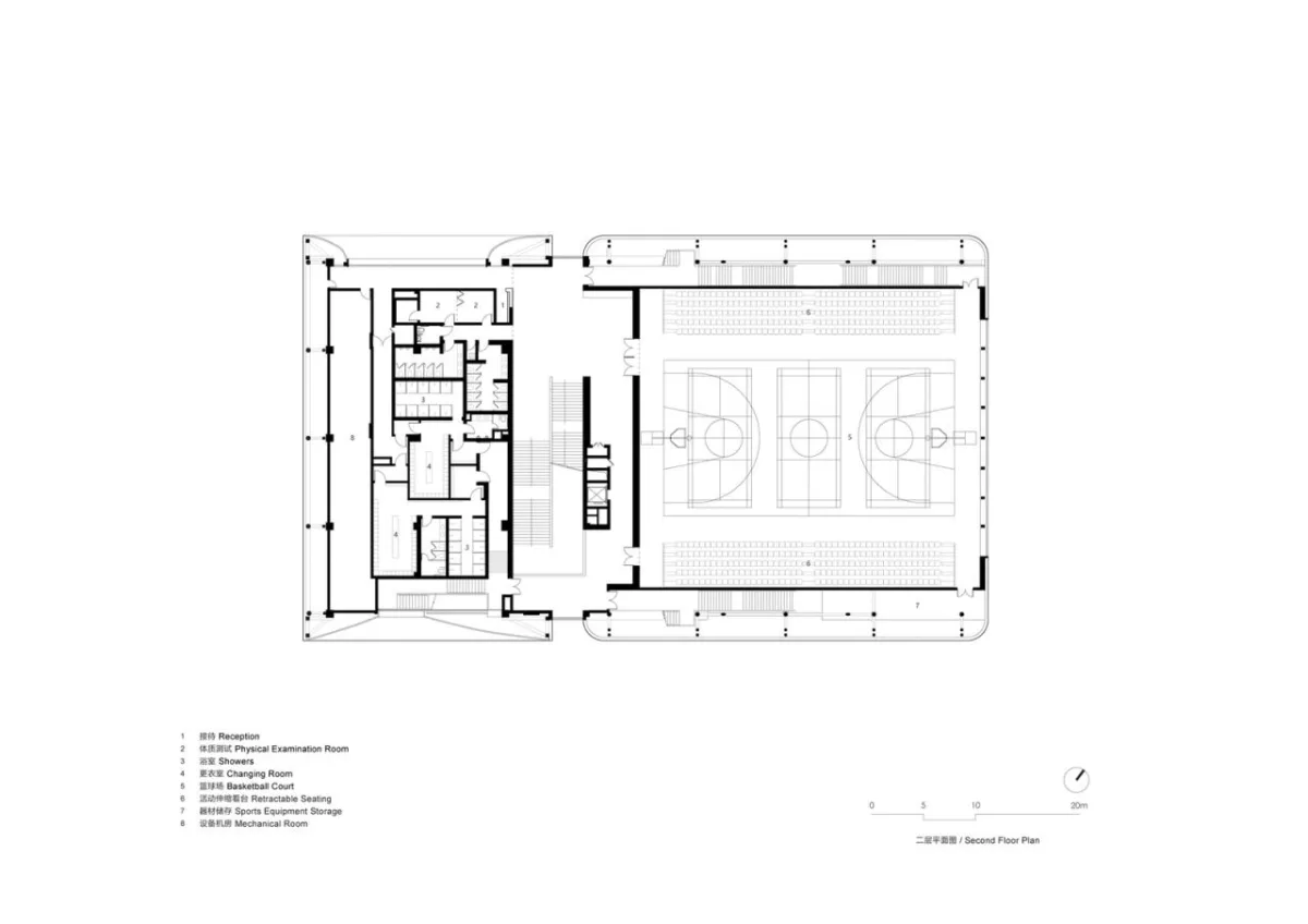 BIM建筑|上海青浦平和运动中心 / OPEN建筑事务所
