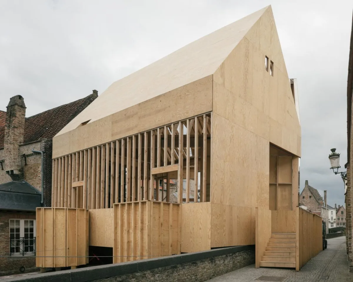 BIM建筑|布鲁日双联画展亭 / PARA