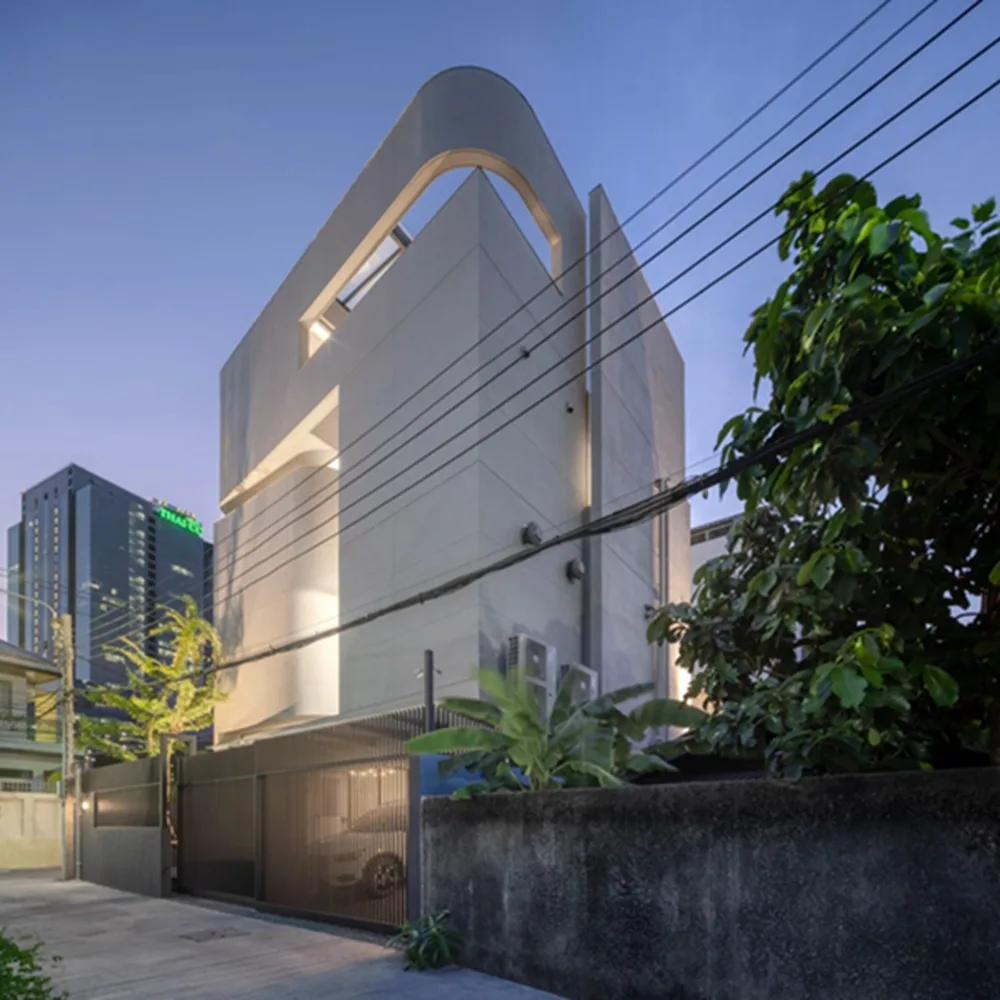BIM建筑|泰国建筑师在曼谷创建向内的家庭住宅
