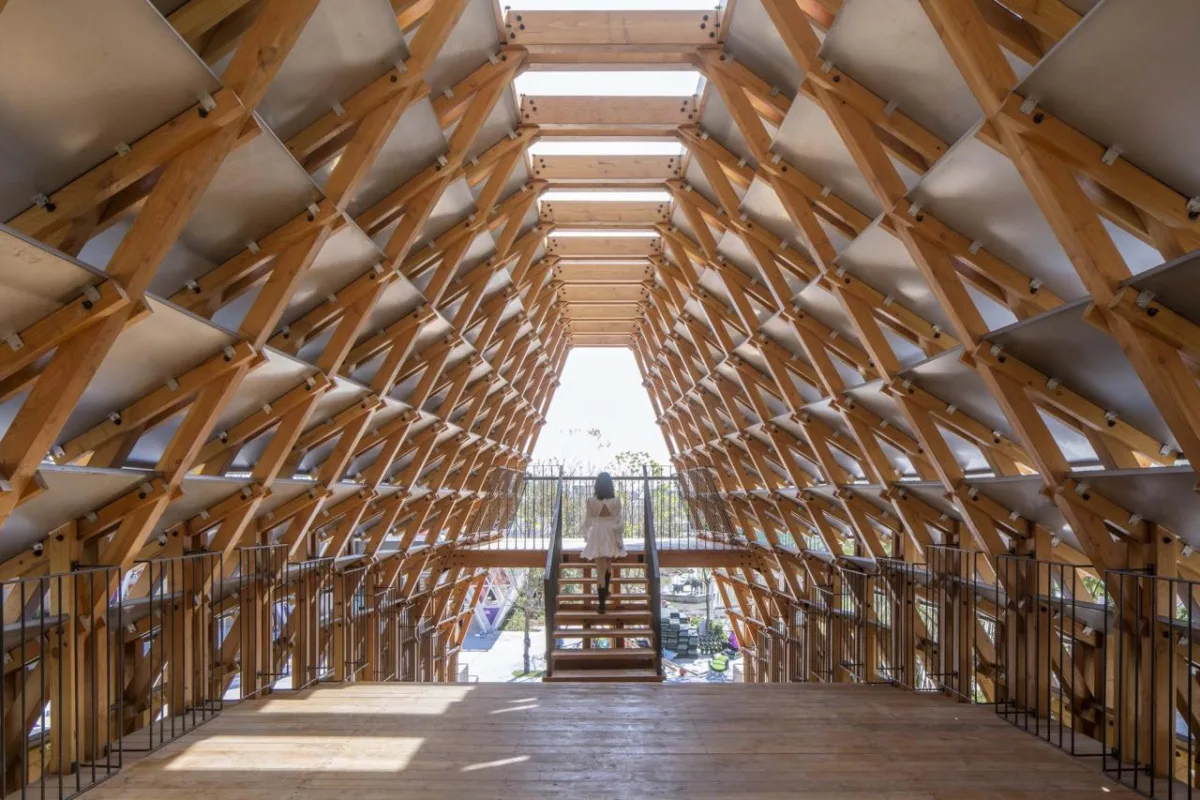 BIM建筑|古劳水乡木桥 / 罗宇杰工作室