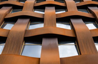 BIM建筑|乔班工作室使用科顿钢制作编织立面-BIM建筑网