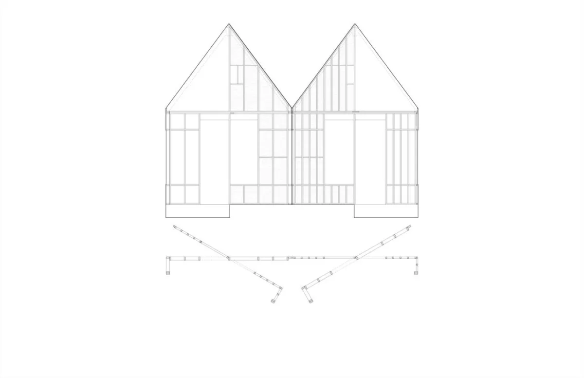 BIM建筑|布鲁日双联画展亭 / PARA
