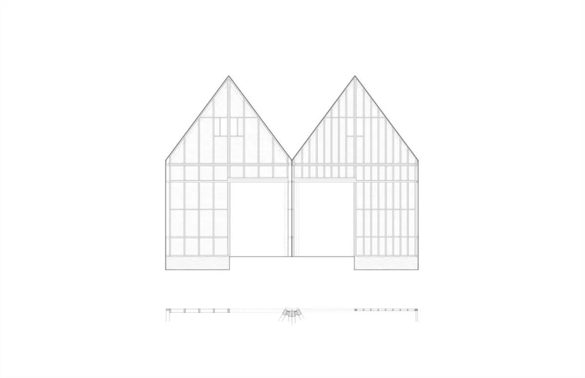 BIM建筑|布鲁日双联画展亭 / PARA
