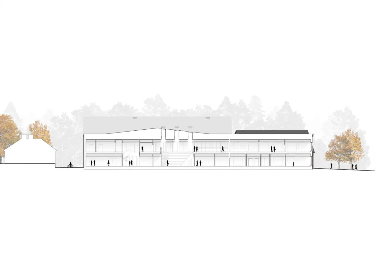 BIM建筑|汉卡萨尔米学校 / Parviainen Architects