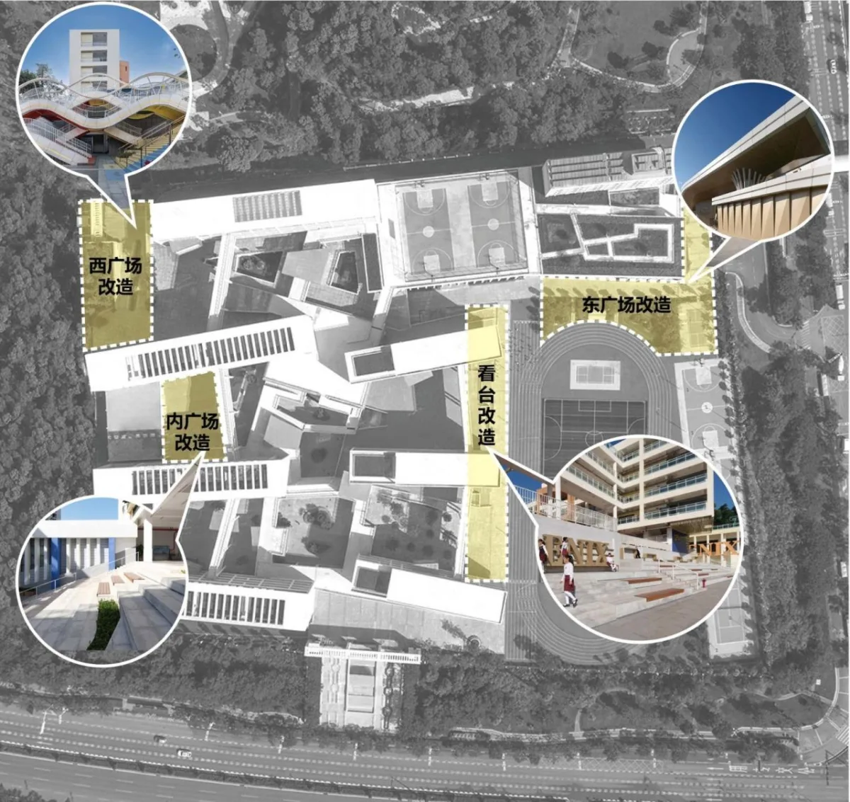 BIM建筑|深圳市光明区凤凰学校空间改造 / 深圳市同济人建筑设计