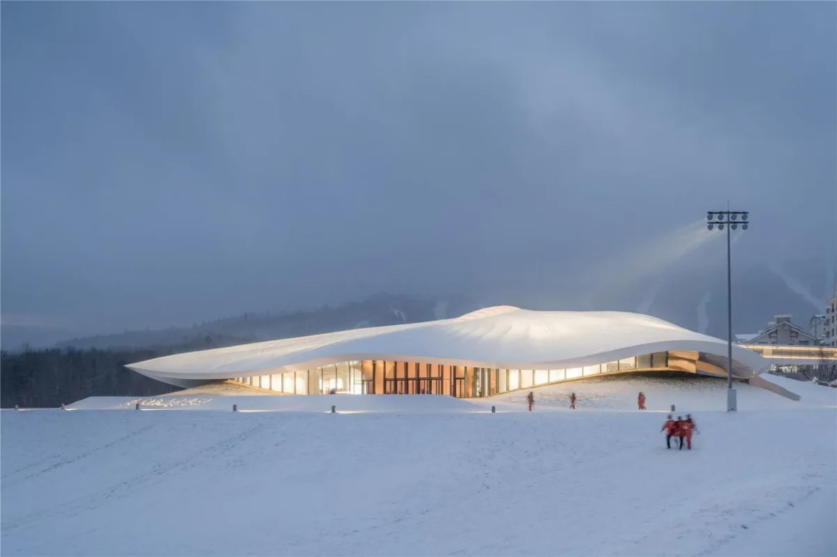 BIM建筑| 雪山下的帐篷 | MAD设计亚布力企业家论坛永久会址建成