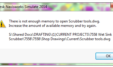 BIM技巧|navisworks爆内存了怎么办？在 Navisworks 中执行各种任务/进程时出现内存不足消息-BIM建筑网