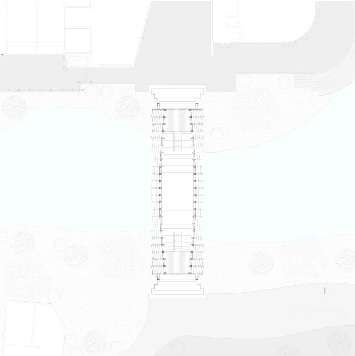 BIM建筑|古劳水乡木桥 / 罗宇杰工作室