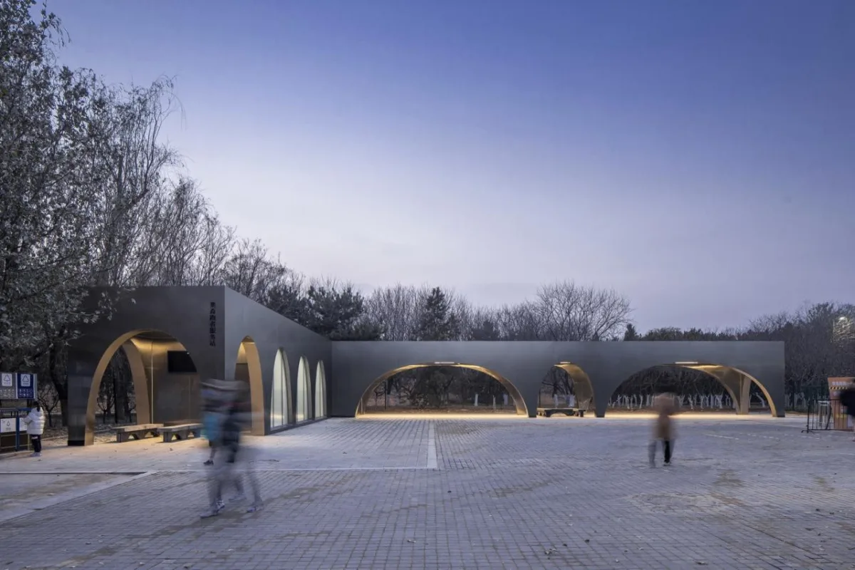 BIM建筑|北京奥林匹克森林公园跑者服务站 / TEMP建筑设计工作室