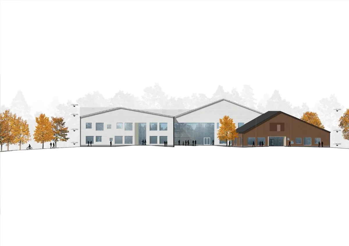 BIM建筑|汉卡萨尔米学校 / Parviainen Architects