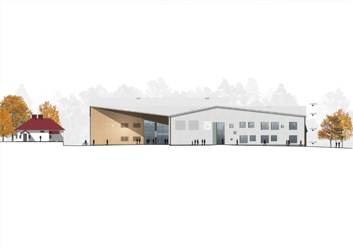 BIM建筑|汉卡萨尔米学校 / Parviainen Architects