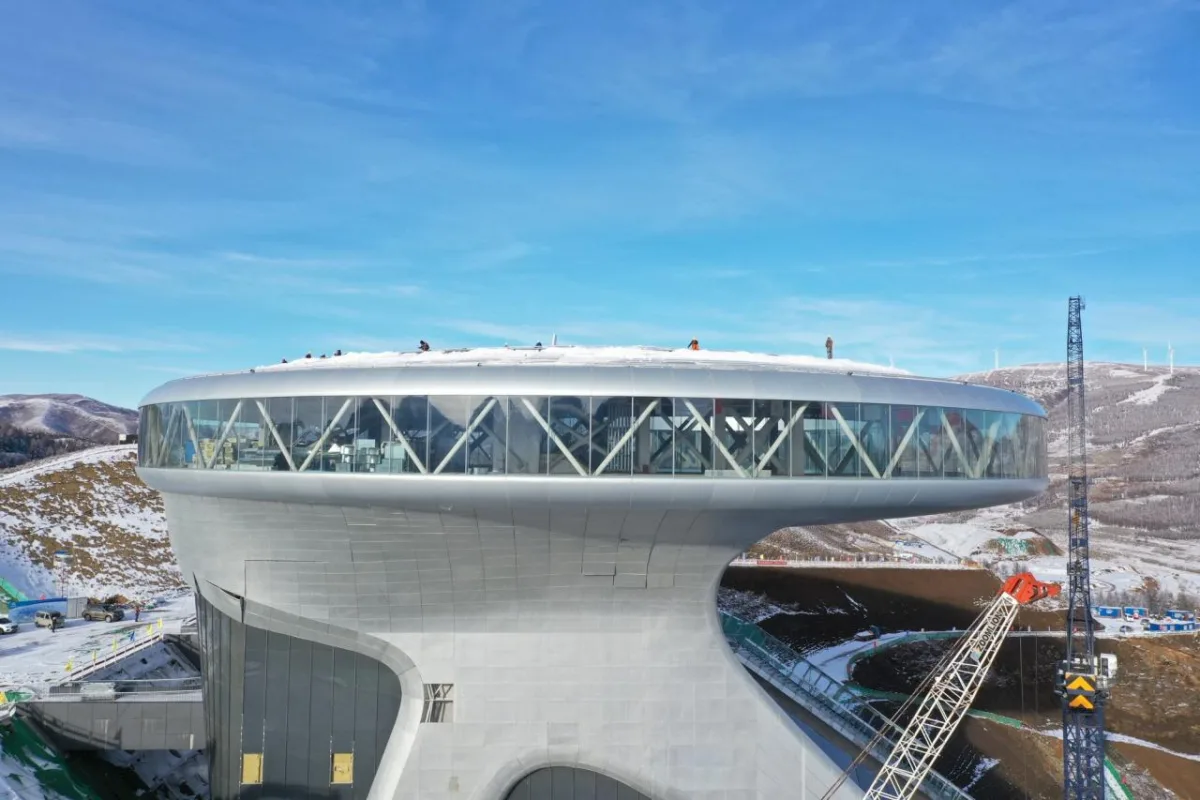 BIM建筑|国家跳台滑雪中心 / THAD 清华大学建筑设计研究院