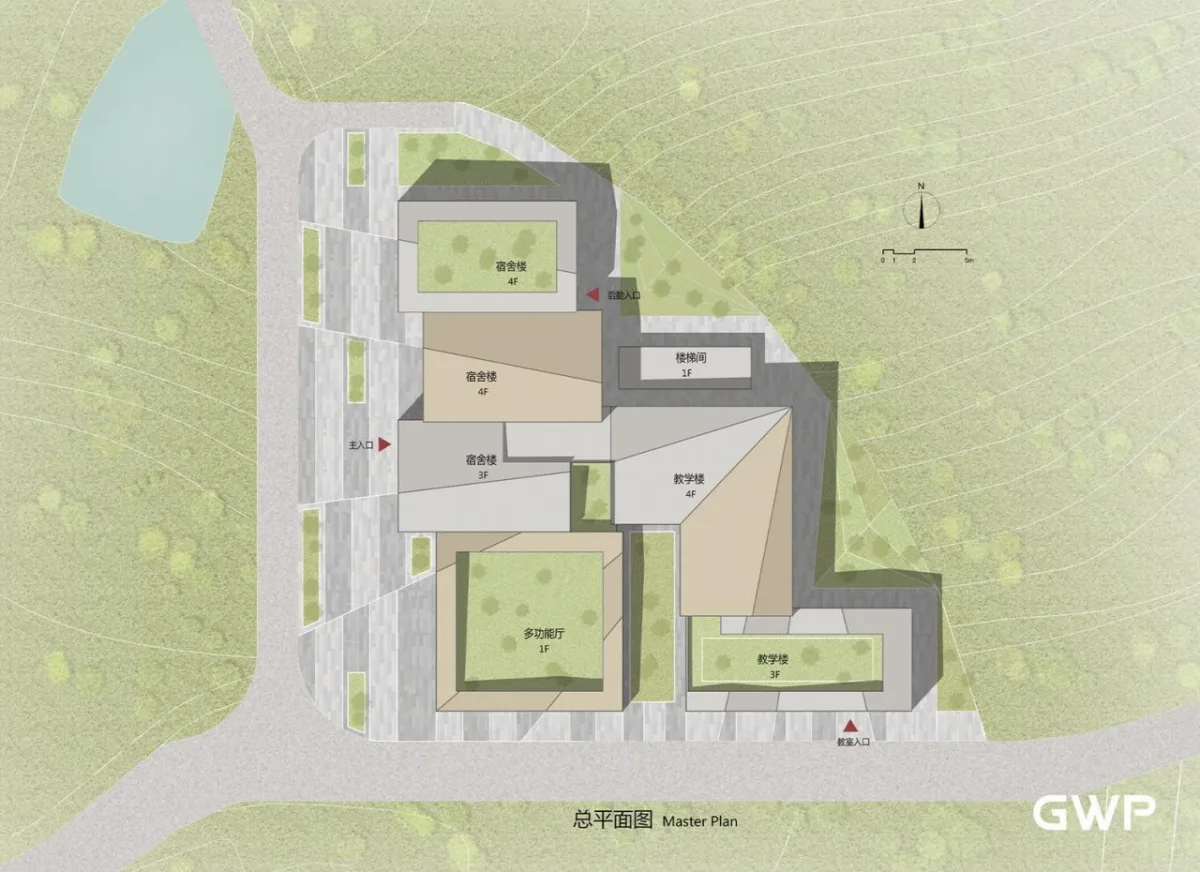 BIM建筑|临风展翼，载梦启航——临安风之谷国际营地 / GWP