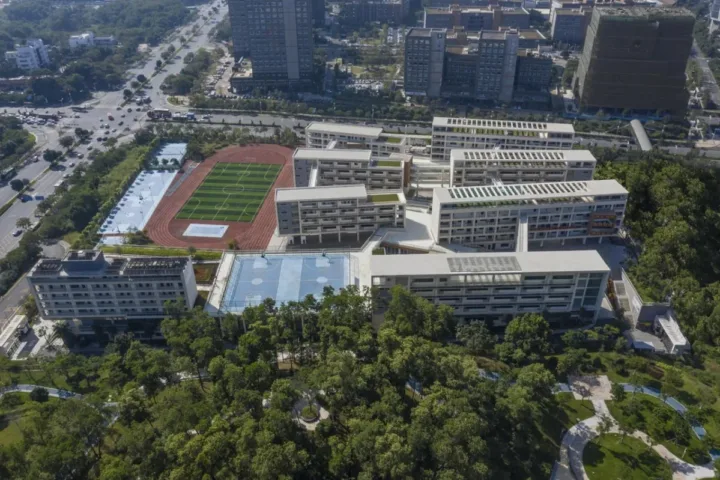 BIM建筑|深圳光明新区凤凰学校 / 深圳大学建筑设计研究院“钟中+钟波涛”工作室
