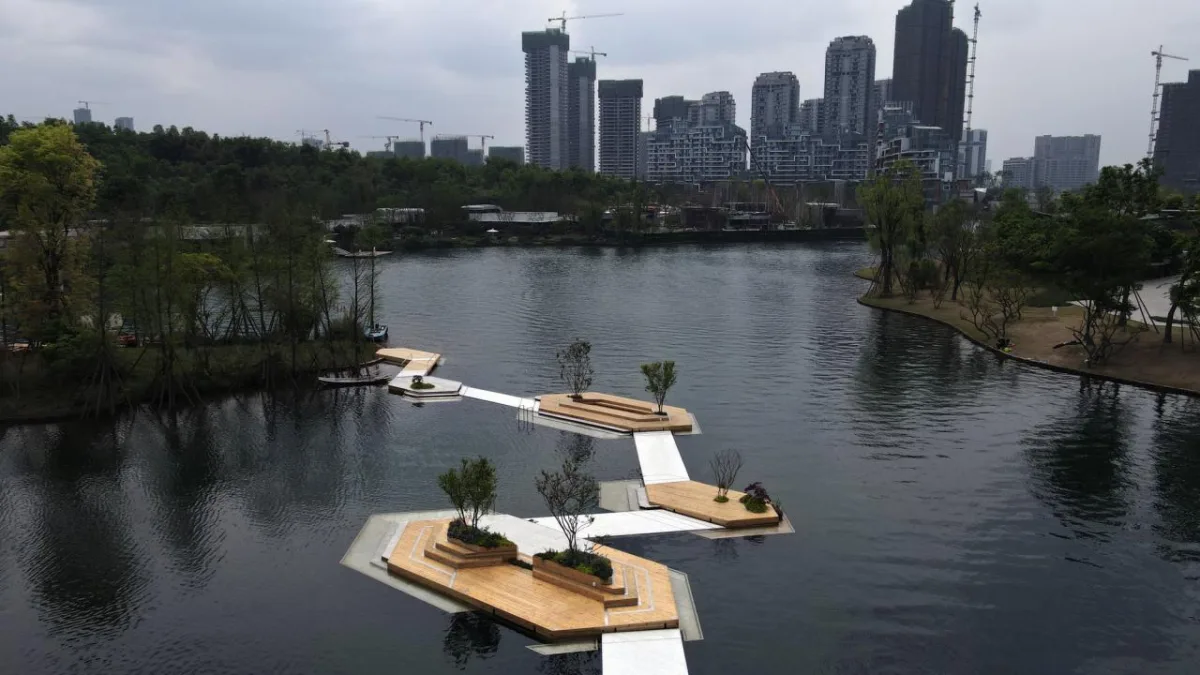 BIM建筑|成都麓湖天空浮岛 / unarchitecte