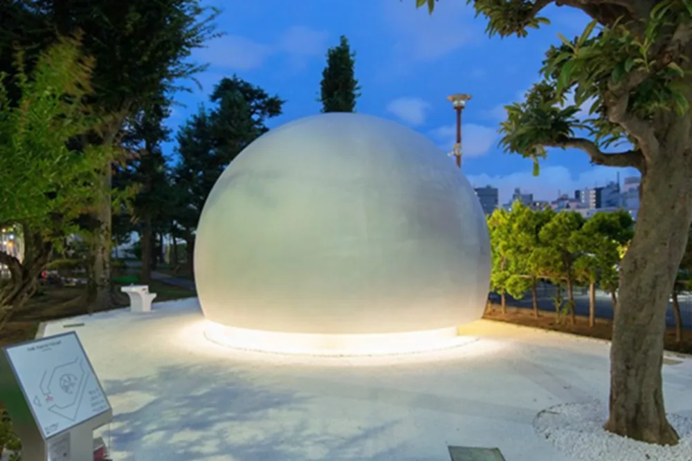 BIM建筑|佐藤和雄设计半球形公共厕所