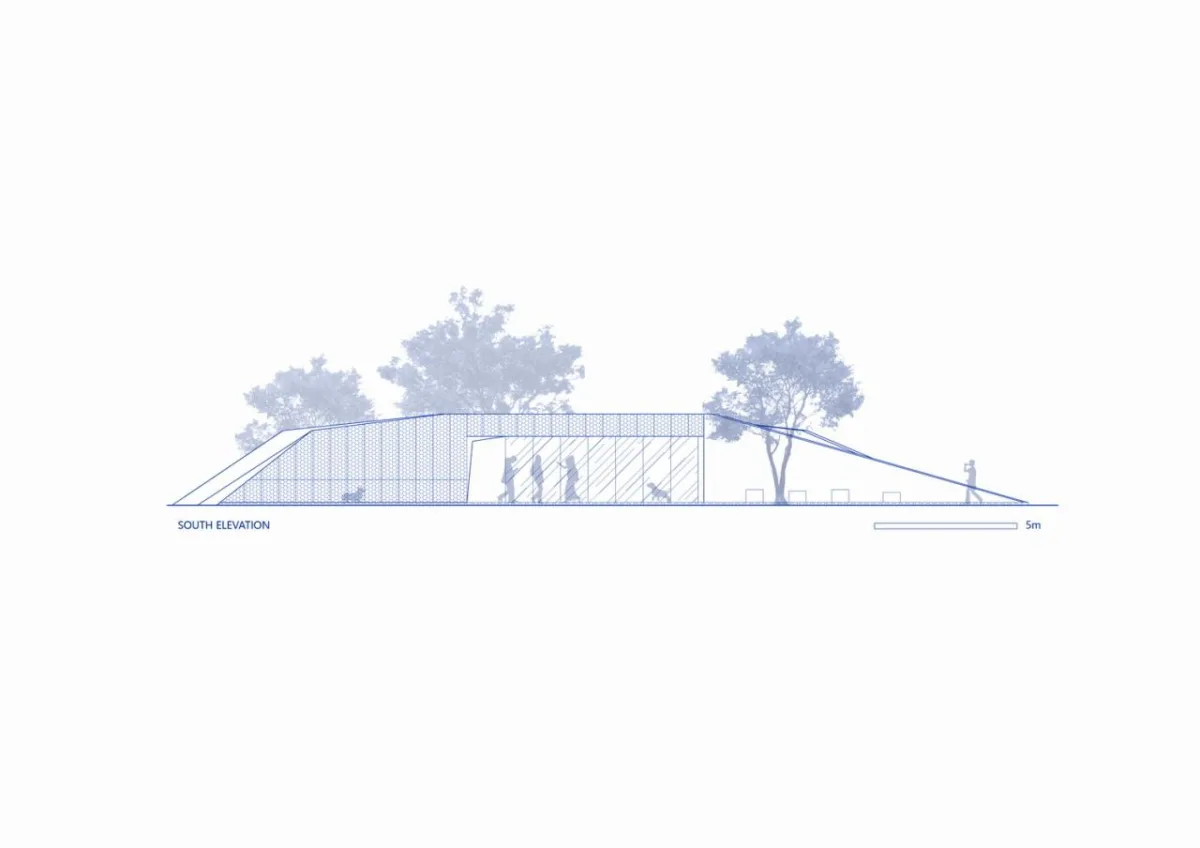 BIM建筑|沃土 | 琶洲保利体育公园服务中心 / 上海间筑设计