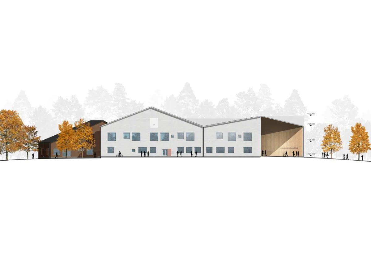 BIM建筑|汉卡萨尔米学校 / Parviainen Architects