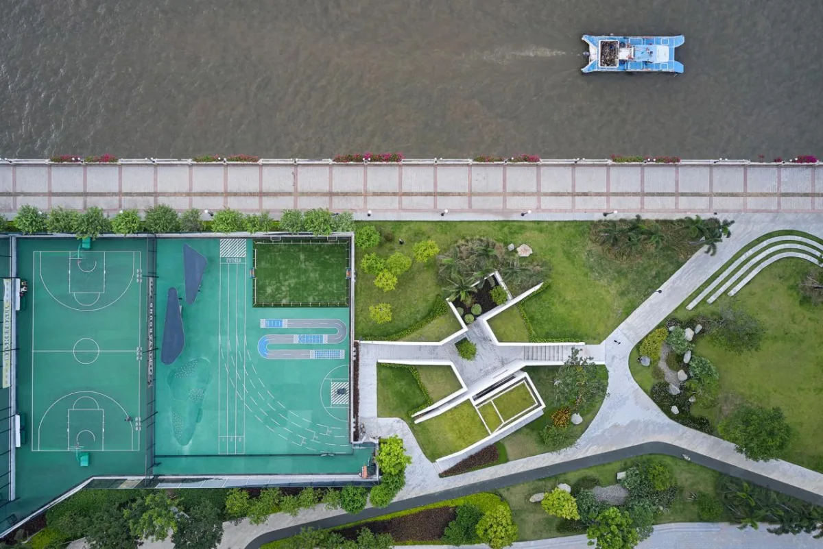 BIM建筑|沃土 | 琶洲保利体育公园服务中心 / 上海间筑设计