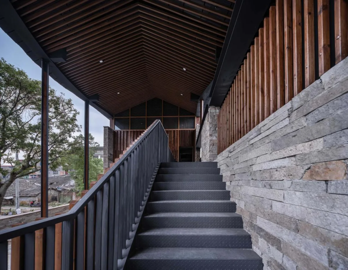 BIM建筑|小伍份村文化礼堂 / 园舍建筑景观