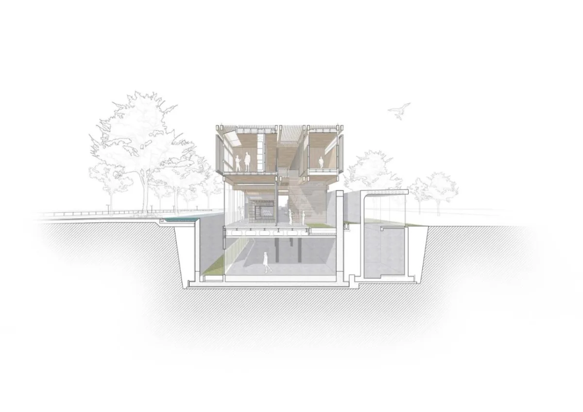BIM建筑|杨浦滨江人民城市建设展示馆，人人馆 / 同济原作设计工作室