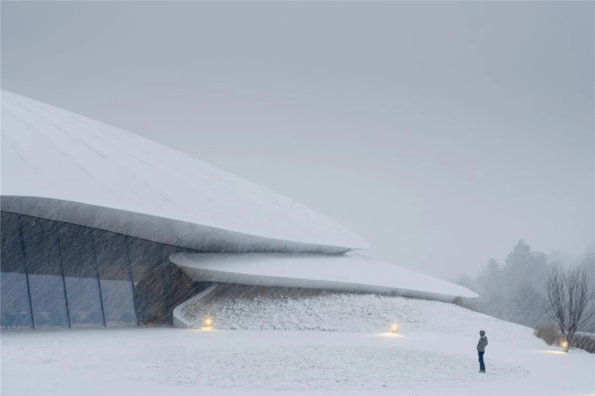BIM建筑| 雪山下的帐篷 | MAD设计亚布力企业家论坛永久会址建成