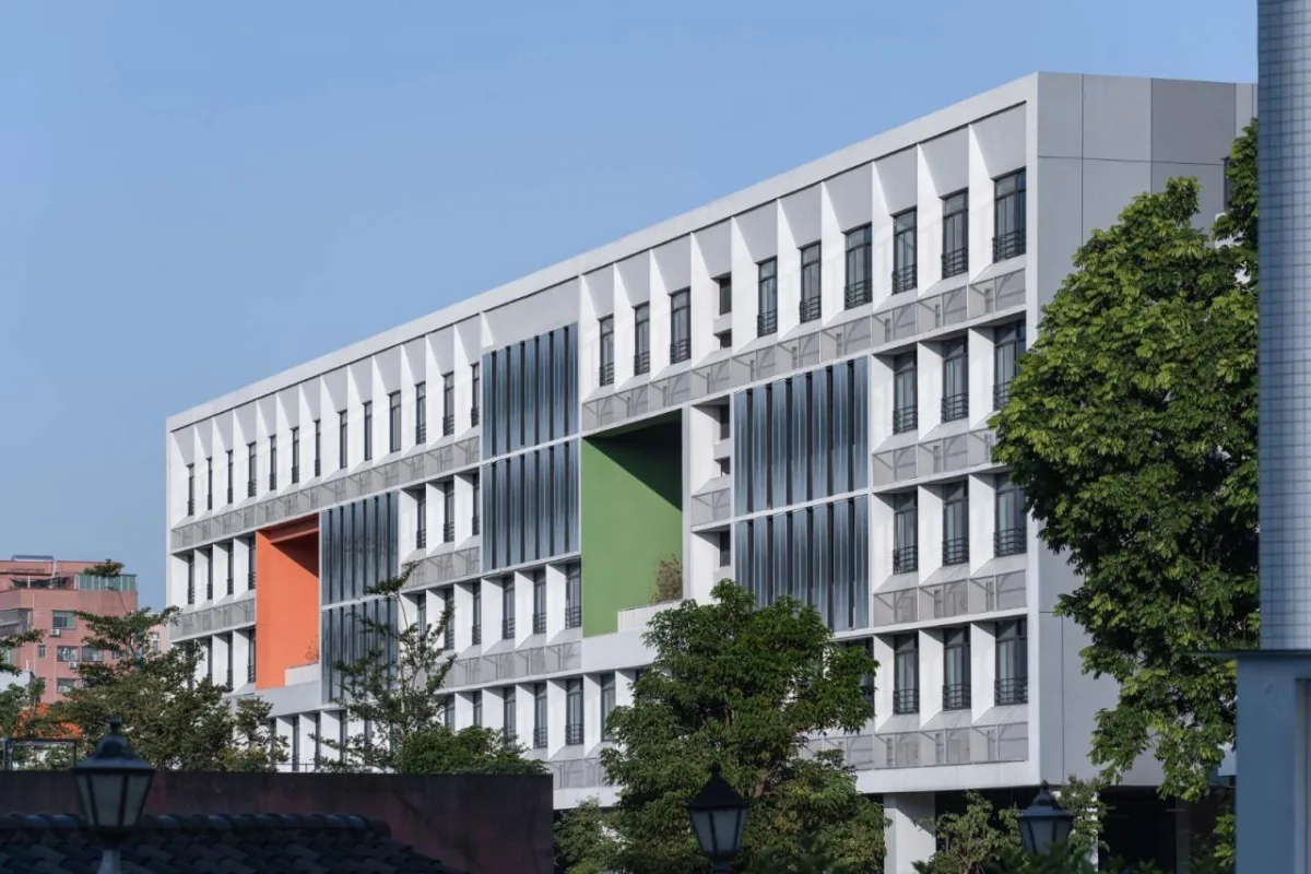 BIM建筑|深圳市龙华区行知中学 / 筑博设计-联合公设