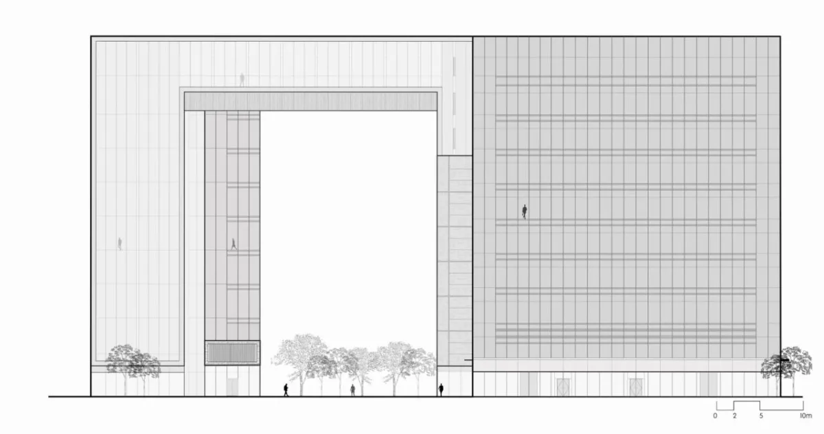 BIM建筑|gad作品 | 开合的立体庭园，杭州关瑞大厦
