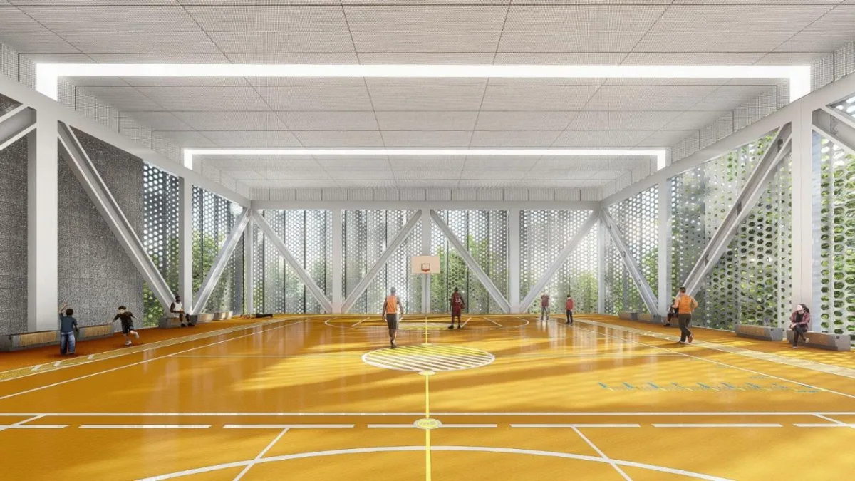 BIM建筑|兰州皋兰社区文体中心 / 一境建筑设计