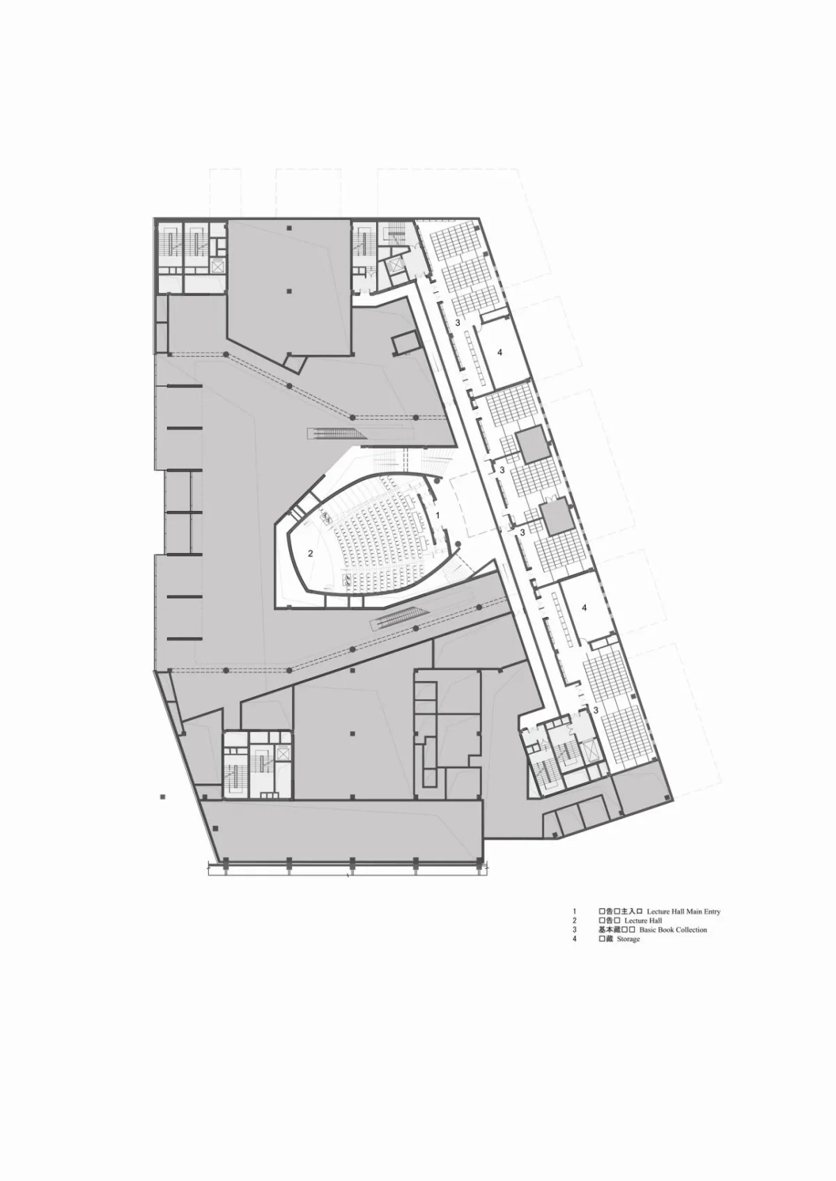 BIM建筑|张家口图书馆，创造城市的精神呼吸 / 王大泉
