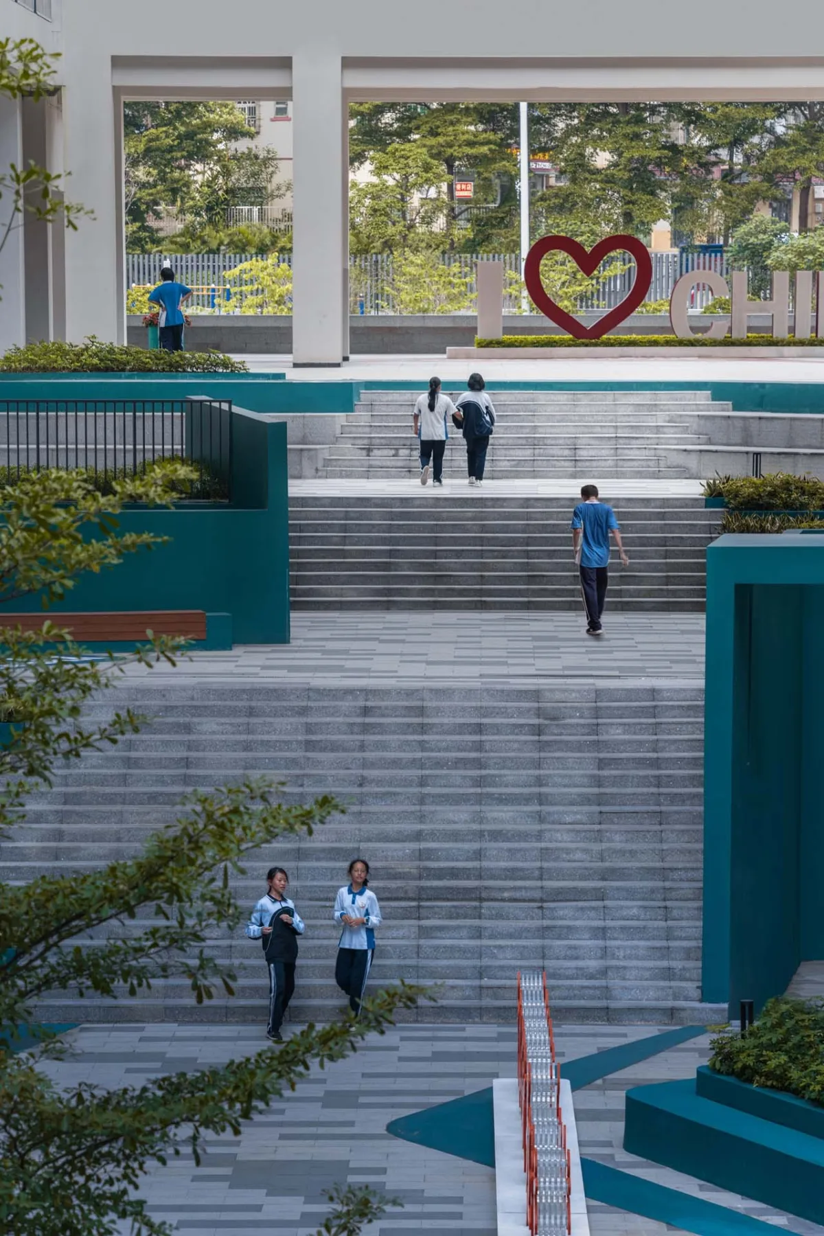 BIM建筑|深圳市龙华区行知中学 / 筑博设计-联合公设