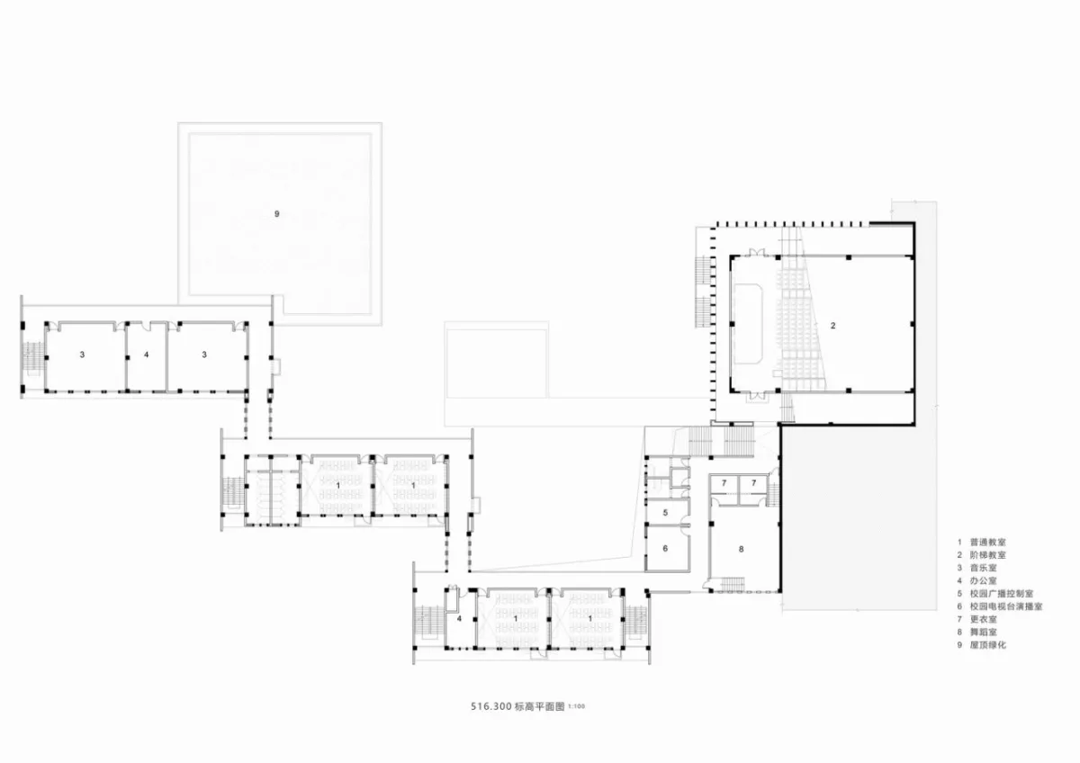 BIM建筑|黄甲小学扩建项目——秩序几何 / 本末建筑