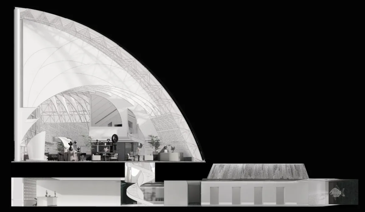 BIM建筑|帆船酒店 ASPERA HOTEL / 布道作品
