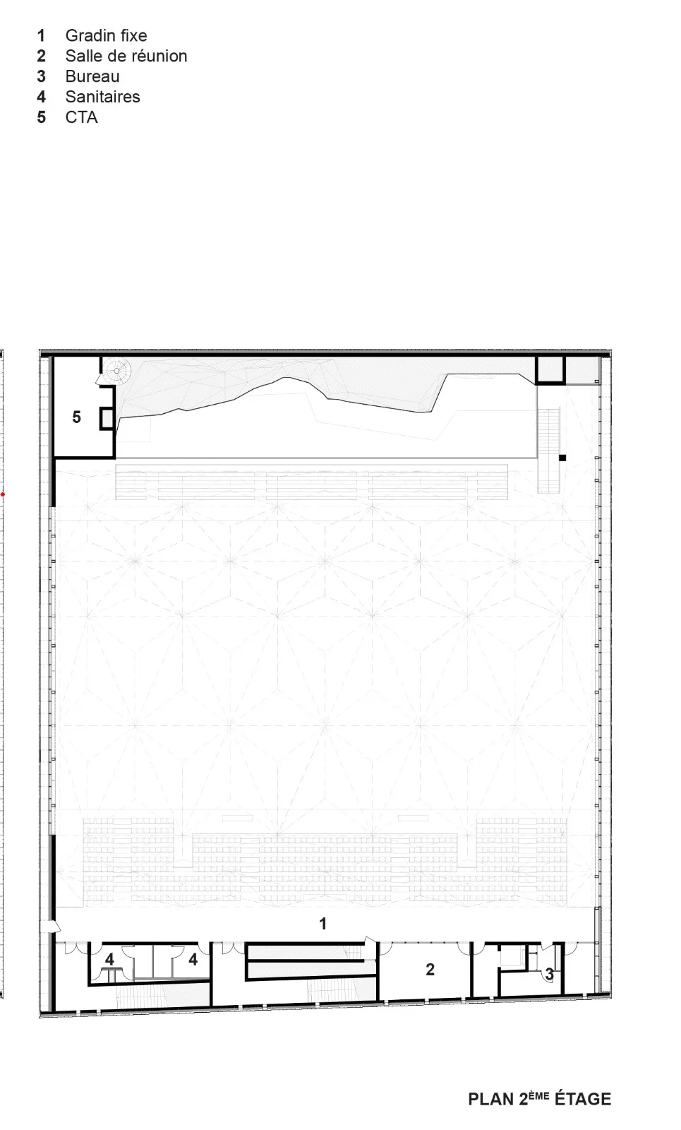 BIM建筑|Pôle Simone Veil 多功能运动中心 / K architectures Sigwalt Herman