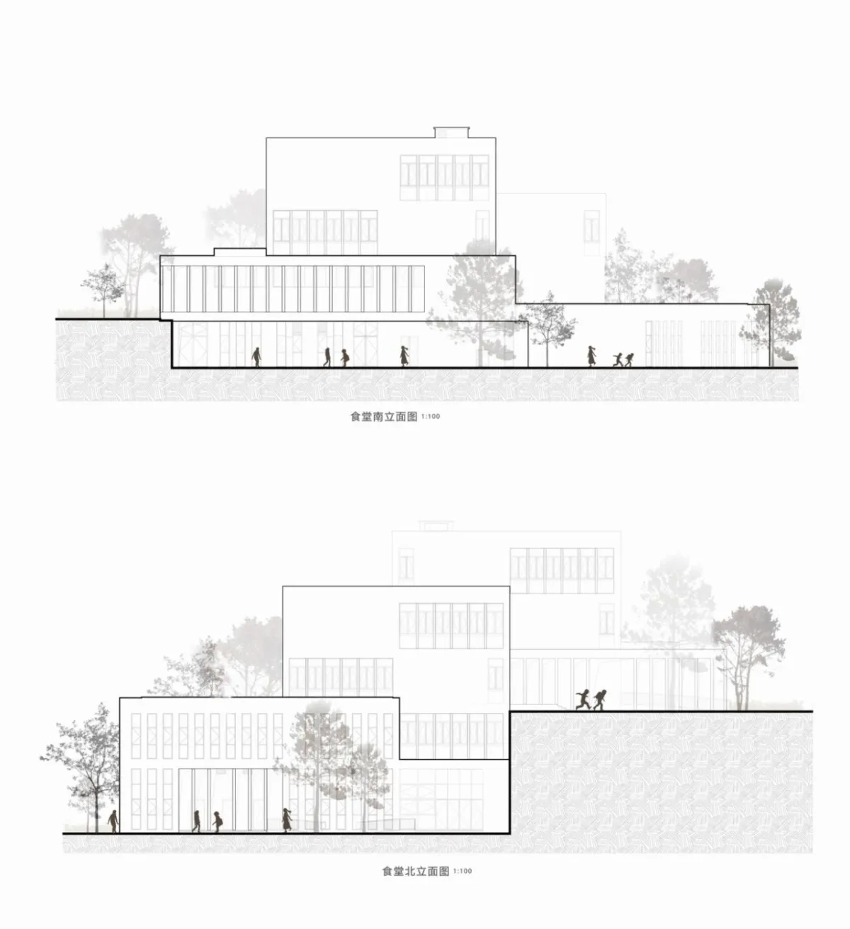 BIM建筑|黄甲小学扩建项目——秩序几何 / 本末建筑