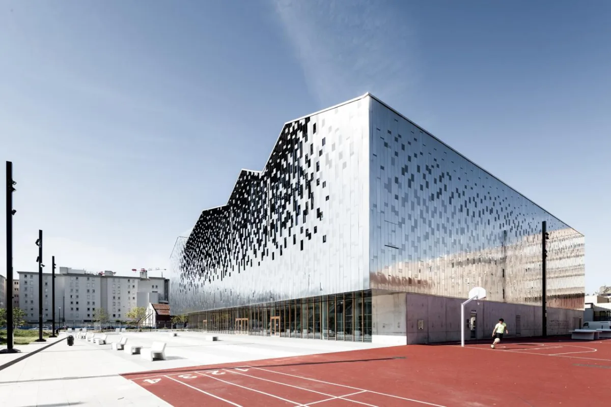 BIM建筑|Pôle Simone Veil 多功能运动中心 / K architectures Sigwalt Herman