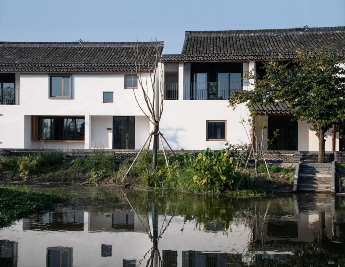 BIM建筑|低成本整村改造实践：上海奉贤李窑村乡村振兴 / 水石设计