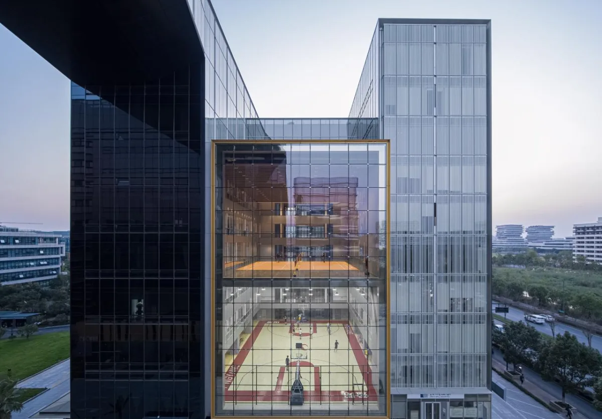 BIM建筑|gad作品 | 开合的立体庭园，杭州关瑞大厦
