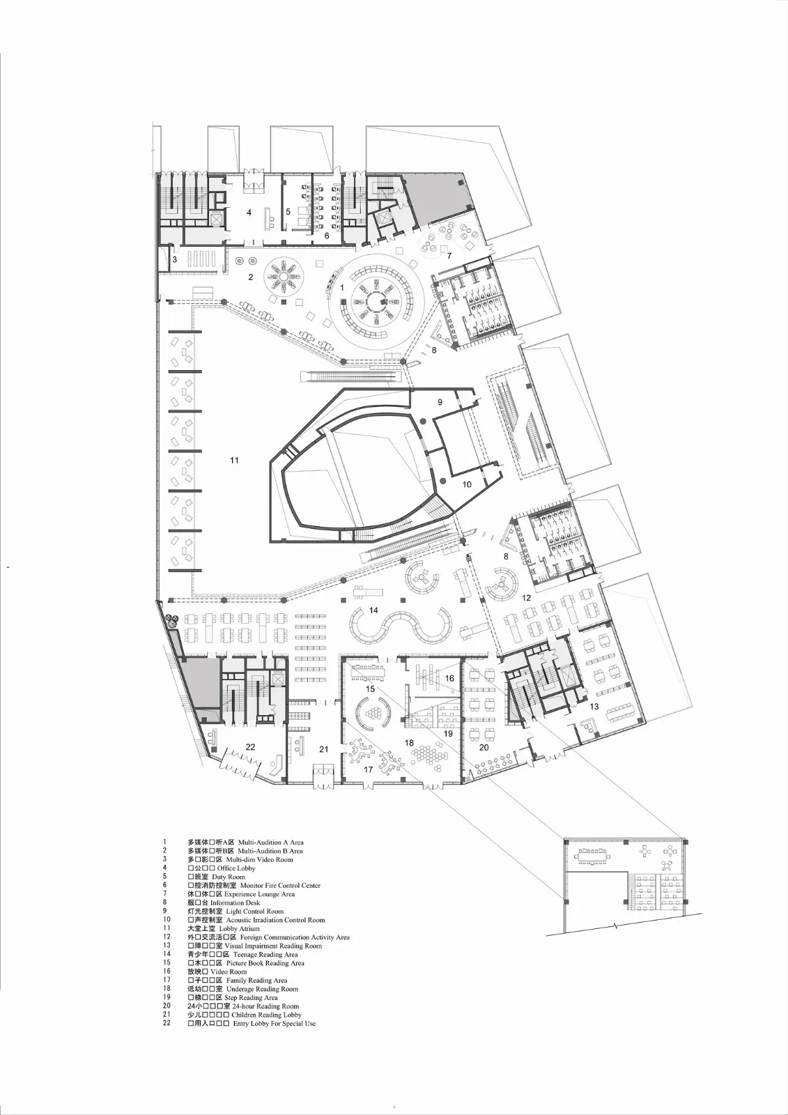 BIM建筑|张家口图书馆，创造城市的精神呼吸 / 王大泉