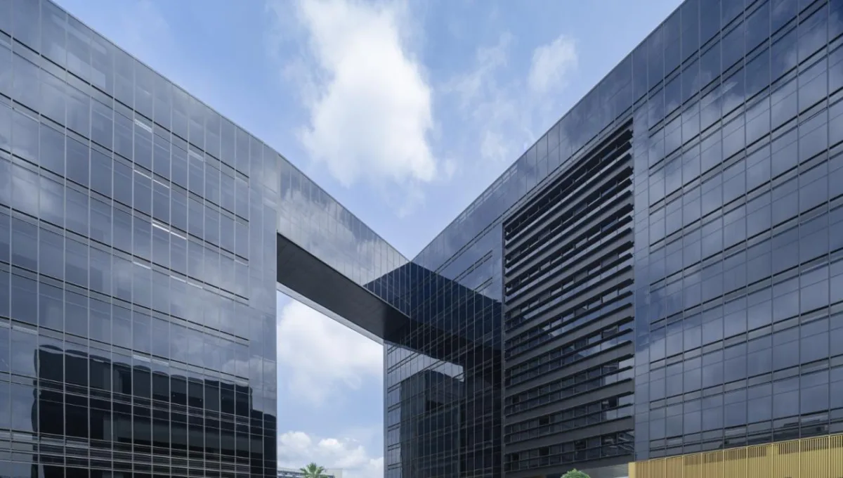 BIM建筑|gad作品 | 开合的立体庭园，杭州关瑞大厦