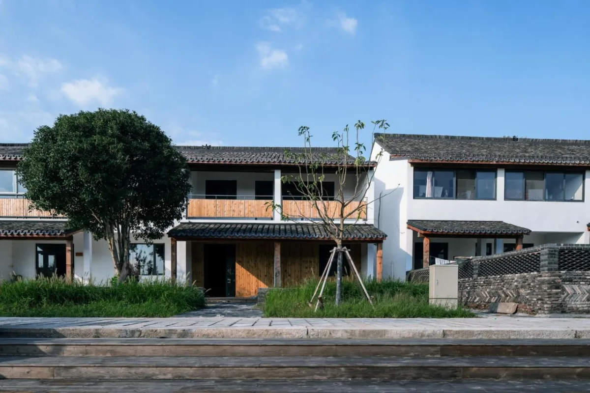 BIM建筑|低成本整村改造实践：上海奉贤李窑村乡村振兴 / 水石设计