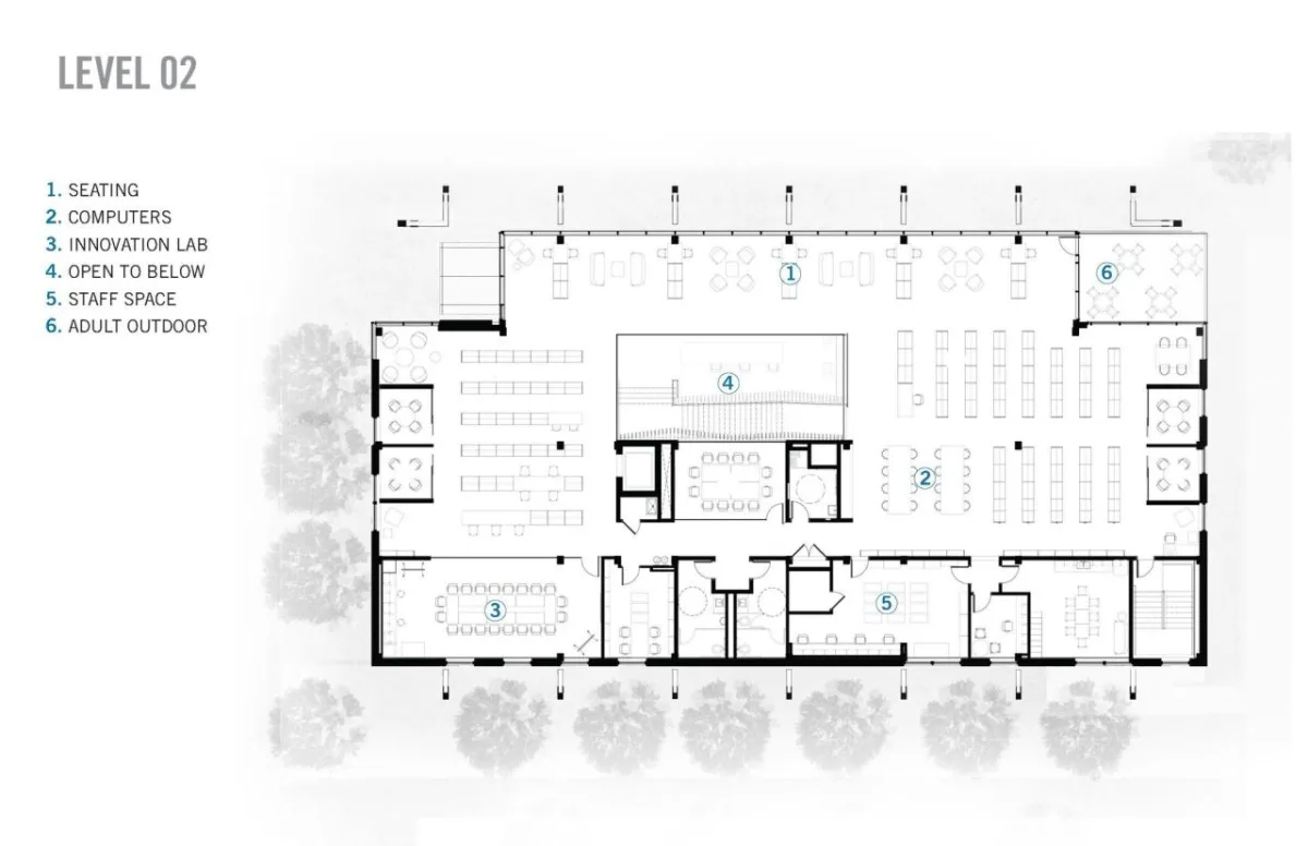 BIM建筑|DCPL 西南社区图书馆 / Perkins and Will