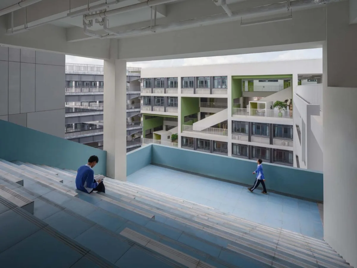 BIM建筑|深圳市龙华区行知中学 / 筑博设计-联合公设