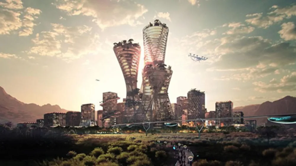 BIM建筑|B哥设计500万人“美国新城市”
