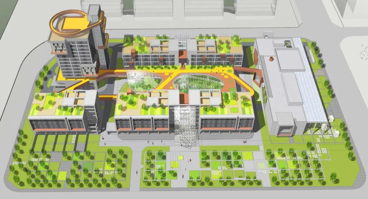 BIM建筑|白沙岛金融生态小镇社区中心 / URBANUS都市实践